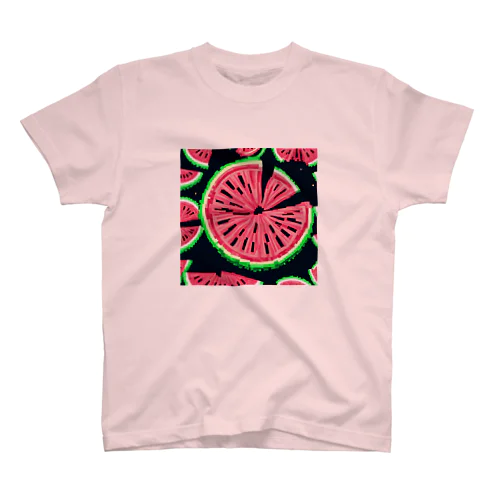 スイカ🍉 @姪ﾁｬﾝ スタンダードTシャツ