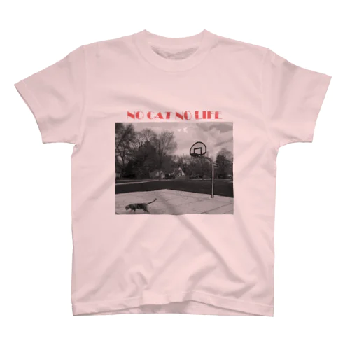 NO CAT NO LIFE プリントT Regular Fit T-Shirt