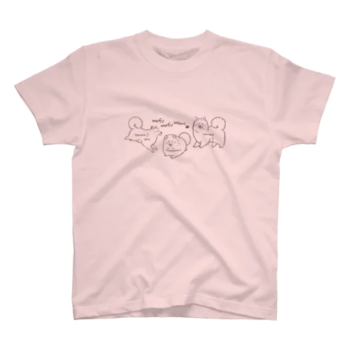 もふもふわんず（ナチュラルブラウンVer.） Regular Fit T-Shirt