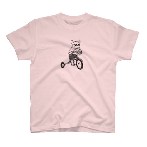 フレンチブルドッグ〜三輪車〜 Regular Fit T-Shirt