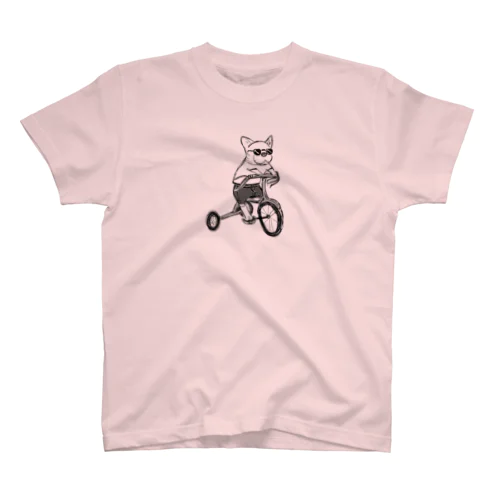 フレンチブルドッグ〜三輪車〜 スタンダードTシャツ