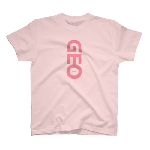 GEOシリーズ_PinkLogo Regular Fit T-Shirt