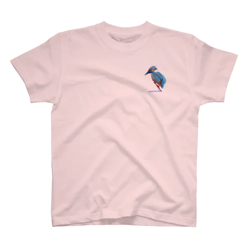 神塚ときお　鳥イラストコレクション　カワセミ(デフォルメ版) Regular Fit T-Shirt