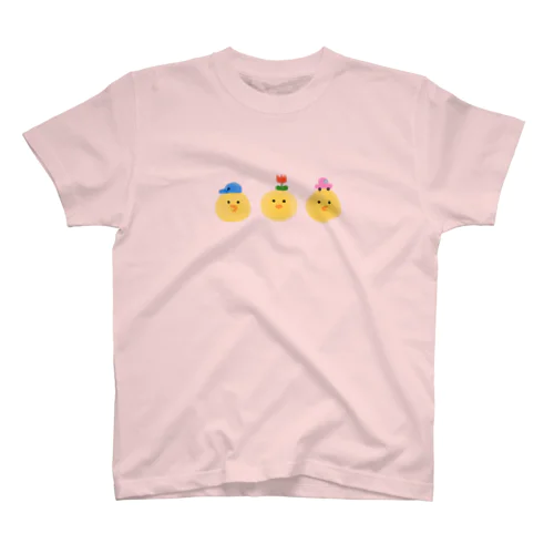 3羽のひよこ スタンダードTシャツ