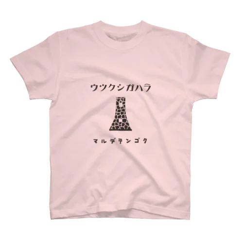 昭和モダン風　美ヶ原#2　淡色表裏 スタンダードTシャツ