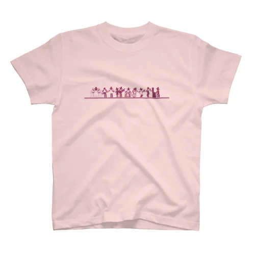 Country music band pictogram スタンダードTシャツ