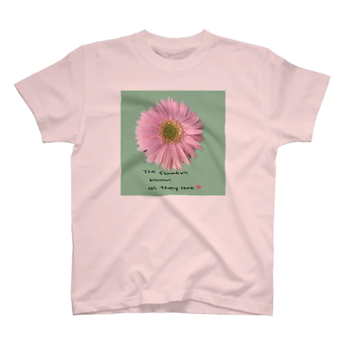 ガーベラちゃん　花はあるがままに咲く🌼 スタンダードTシャツ
