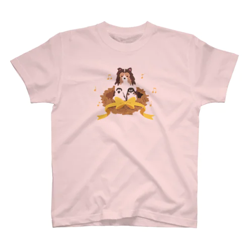 シェルティ×十姉妹 スタンダードTシャツ