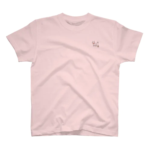 釣り猫ちくちくぼーんちゃん(ひらめ) Regular Fit T-Shirt