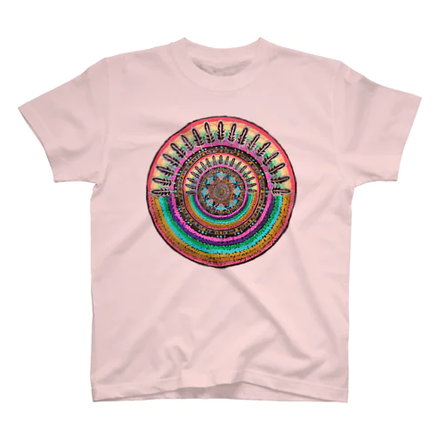 まんまるＷRainbow(枠なし) スタンダードTシャツ