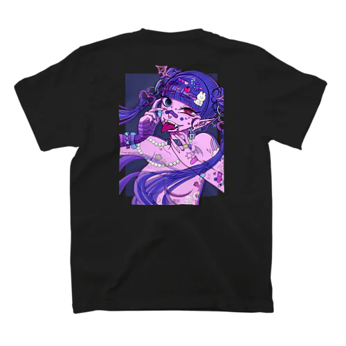 蛇舌と煙草T<黒> スタンダードTシャツ