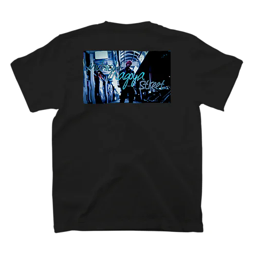 midnight Nagoya street 背面仕様 スタンダードTシャツ