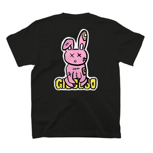 疲れたうさぎ【バックプリント】 Regular Fit T-Shirt