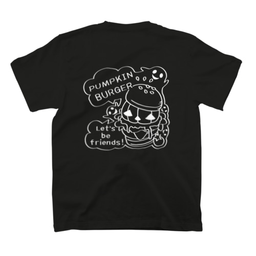 バックプリント Gz かぼちゃバーガーＢ Regular Fit T-Shirt