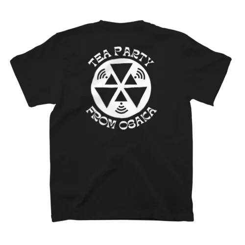 TEA PARTY Back Print Tシャツ Black Regular Fit T-Shirt