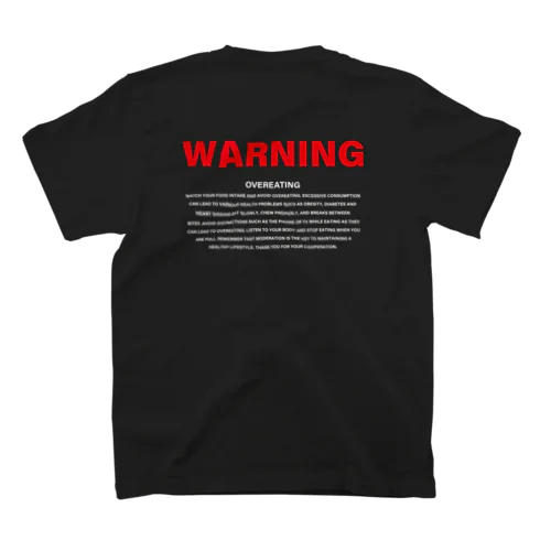CROP RICH 警告半袖Tシャツ Regular Fit T-Shirt