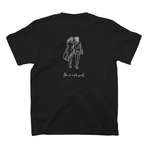 楽しく、自分らしく【白字】 Regular Fit T-Shirt