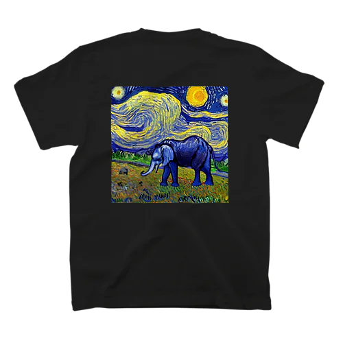 ゴッホがゾウを描いたら スタンダードTシャツ