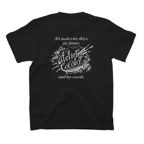 atelier cocolo 白文字 Regular Fit T-Shirt