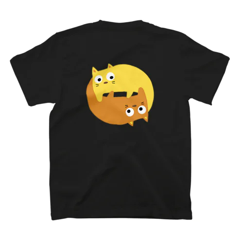 ２匹の猫　カラーB スタンダードTシャツ