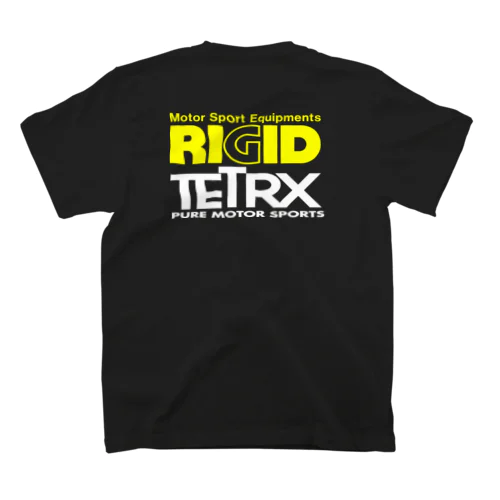 RIGID黄-TETRX白 スタンダードTシャツ