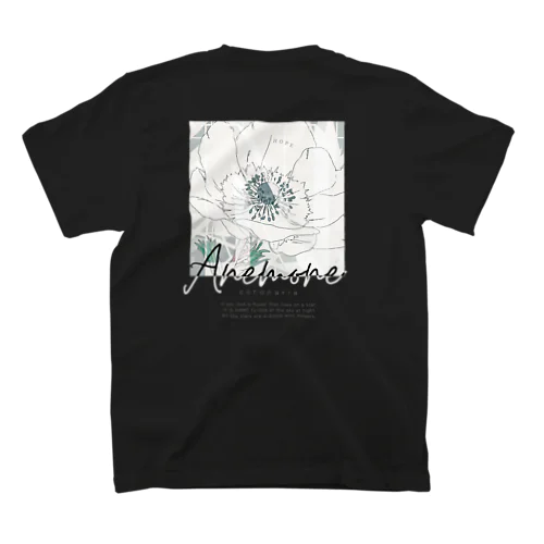 希望 / ブラック スタンダードTシャツ