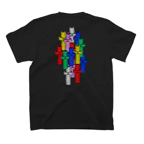 sting sting.Cross multicolor logo(BK) Regular Fit T-Shirt