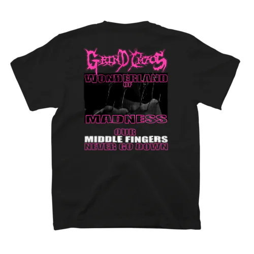 GRIND CHAOS PHOTO TEE/PINK スタンダードTシャツ