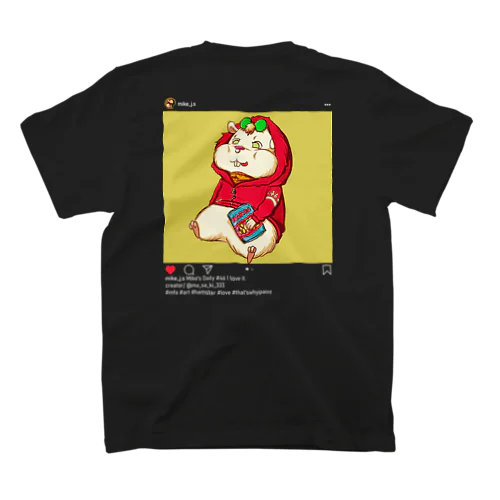 MFA "Mike's Daily" Tシャツ ブラック (I love it) スタンダードTシャツ