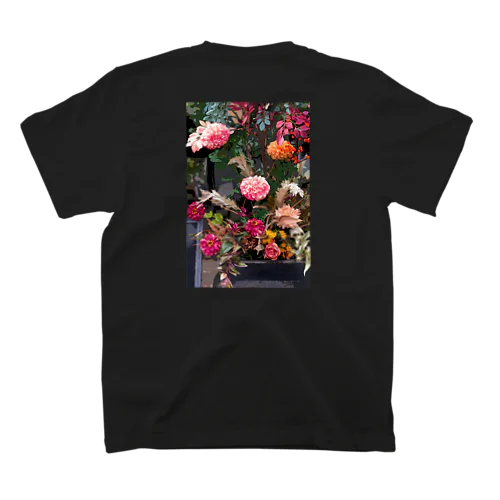 [backprint] dahlia vase - oil painting - スタンダードTシャツ