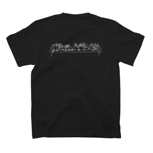 カメコの最後の晩餐　濃色 Regular Fit T-Shirt