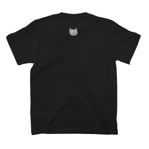 肉球ちゃん_モノクロ猫型 Regular Fit T-Shirt