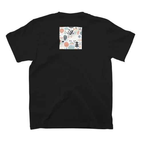 北欧風クリスマス柄（ホワイト） Regular Fit T-Shirt