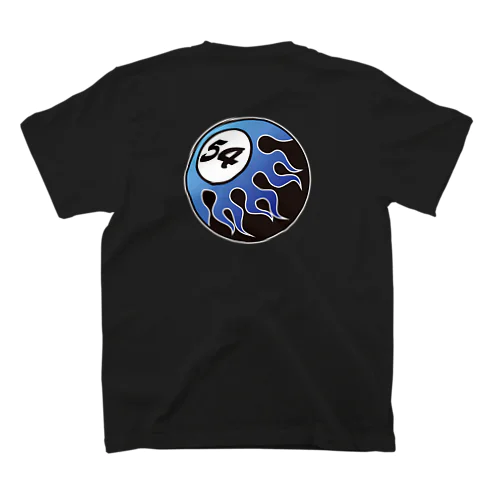 FIFTY-FOUR Fire Ball Blue Regular Fit T-Shirt