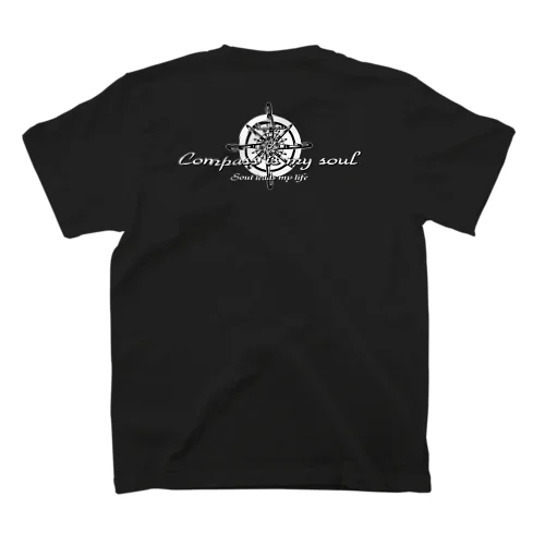 Compass is my soul（Back） Regular Fit T-Shirt