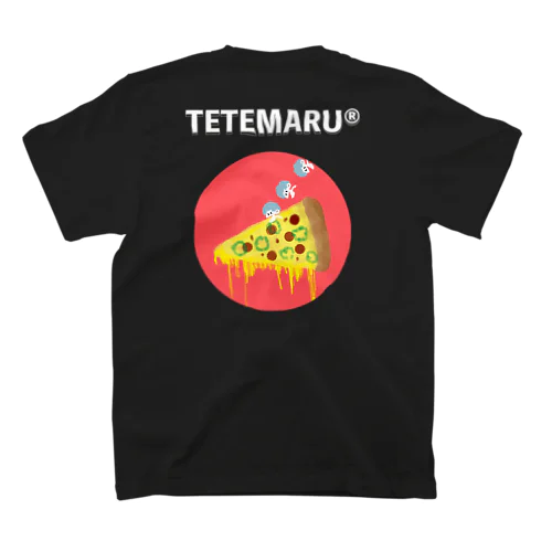 TETEMARUピッツァ Regular Fit T-Shirt