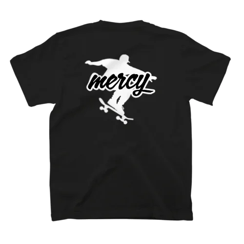 mercy Tシャツ①白×黒 スタンダードTシャツ