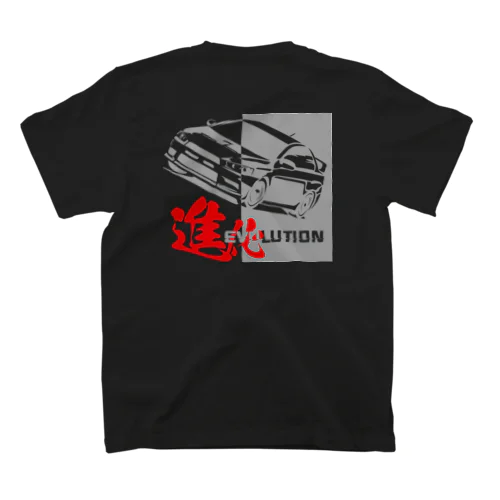 Evolution10-Gray Regular Fit T-Shirt