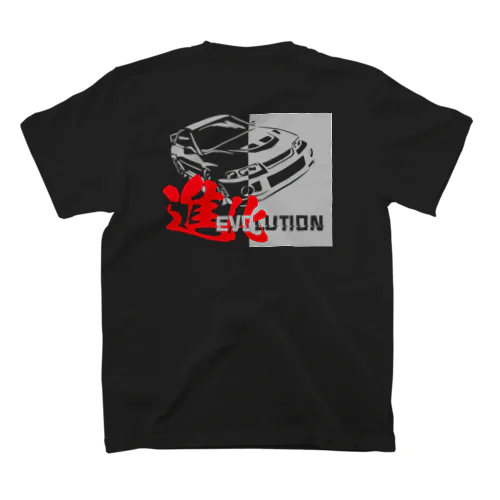 Evolution6-Gray Regular Fit T-Shirt