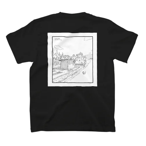 野良猫と原風景 Regular Fit T-Shirt