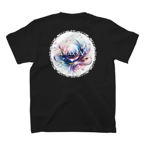 Amaxsaパールライン-Pearl-line【バックプリント】 スタンダードTシャツ