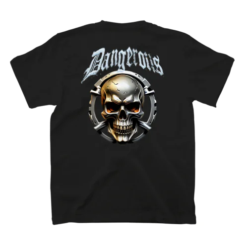 SKULL BIKER-10-W Regular Fit T-Shirt