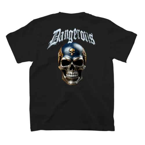 SKULL BIKER-12-W Regular Fit T-Shirt