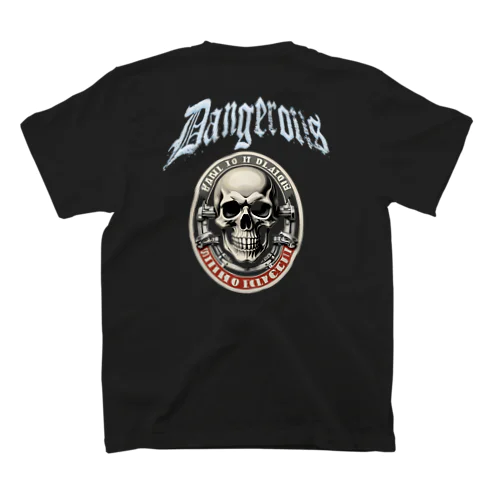 SKULL BIKER-1４-W スタンダードTシャツ