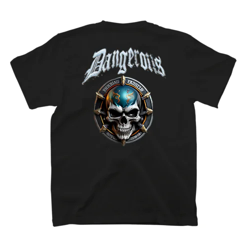 SKULL BIKER-18-W Regular Fit T-Shirt