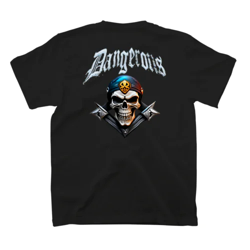 SKULL BIKER-27-W Regular Fit T-Shirt