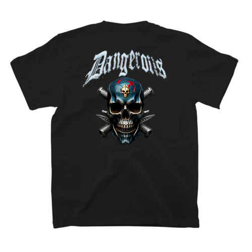 SKULL BIKER-32-W Regular Fit T-Shirt