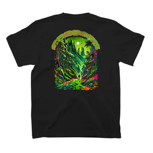 Neon Jungle: Futuristic Urban Exploration スタンダードTシャツ