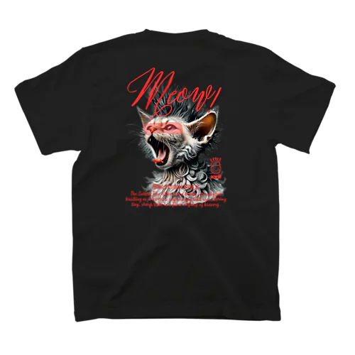 ロックなセルカークレックス｜子猫｜Meow ① Regular Fit T-Shirt