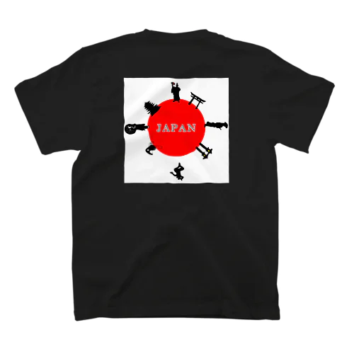 JAPAN　白文字 スタンダードTシャツ